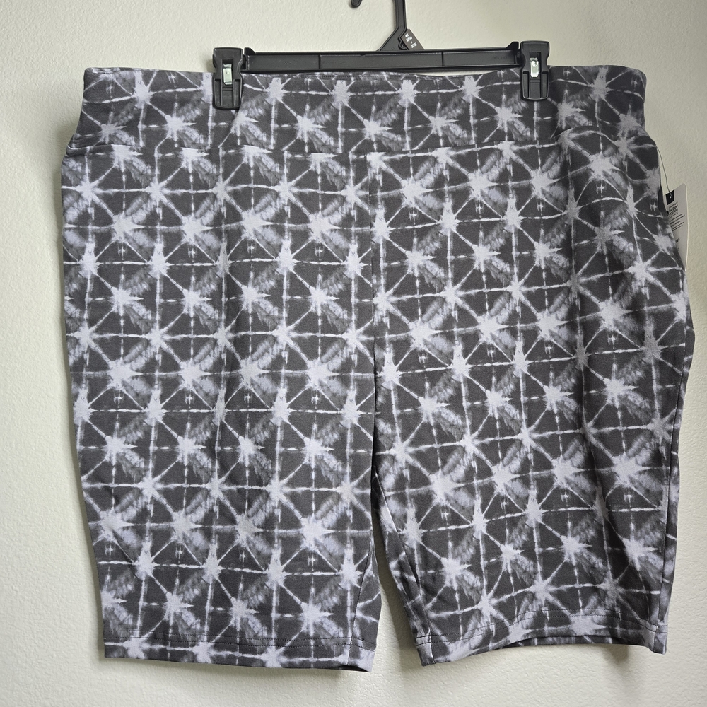 Terra & Sky Men's Swim Shorts - Black and White Geometric